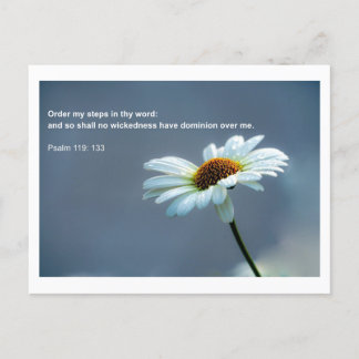 Cartão Postal Cotação bíblia - Salmo 119