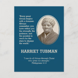 Cartão Postal Cotação HARRIET TUBMAN Dreamer | BHM