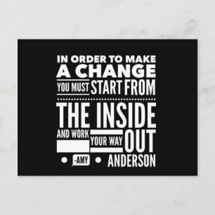 Cartão Postal Cotações com Significado Cartaz