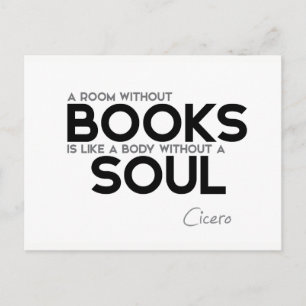 Cartão Postal COTAS: Cícero: Sala sem livros