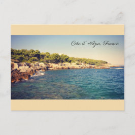 Cartão Postal Cote d'Azur, Antibes, França