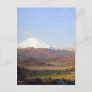 Cartão Postal Cotopaxi, Equador, por Frederick Edwin Church