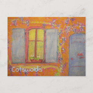 Cartão Postal Cotswolds Wisteria Cottage
