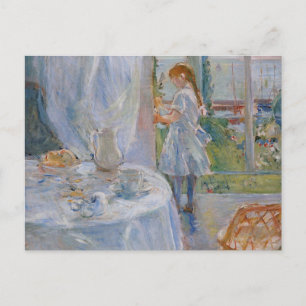 Cartão Postal Cottage Interior por Berthe Morisot