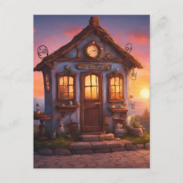 Cartão Postal Cottage Quirky