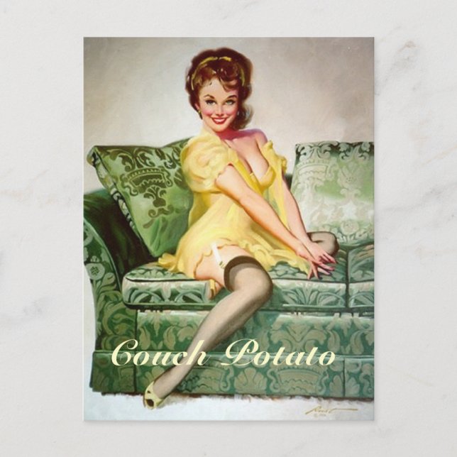 Cartão postal Couch Potato (Frente)
