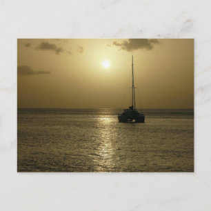 Cartão Postal Coucher de Soleil (Sunset) - Martinica, FWI