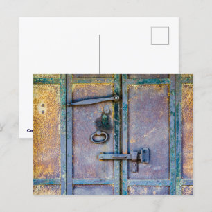 Cartão Postal Coulterville - Porta Histórica de Metal Russo