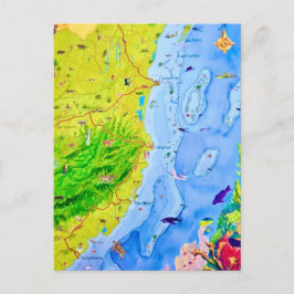 Cartão Postal Country of  Belize Postcard