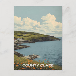 Cartão Postal County Clare Irlanda