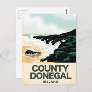Cartão Postal County Donegal Seaside poster de viagens
