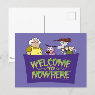 Cartão Postal Courage the Cowardly Dog   Welcome To Nowhere