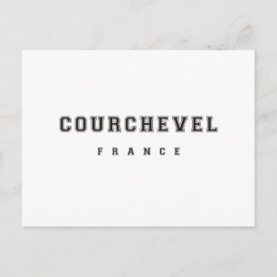 Cartão Postal Courchevel França