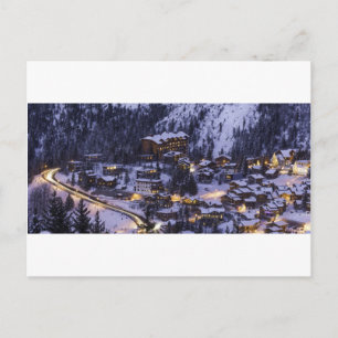 Cartão Postal Courchevel Mountain Snow