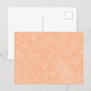 Cartão Postal Couro Sintético Peach Fuzz