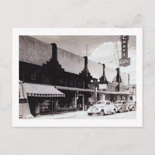 Cartão Postal Court Cafe Albuquerque, New Mexico Vintage