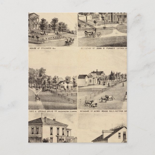 Cartão Postal Court House of Stillwater, Minnesota (Frente)