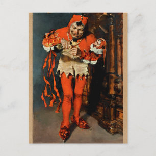 Cartão Postal Court Jester William Merritt Chase Art