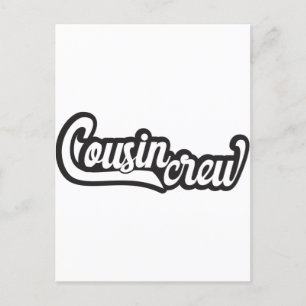 Cartão Postal Cousin Crew