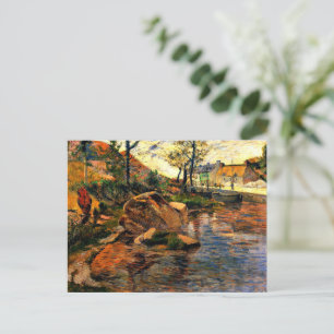 Cartão Postal Cove em Oposição ao Porto de Pont-Aven,