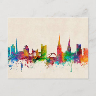 Cartão Postal Coventry England Skyline
