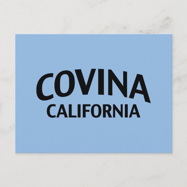 Cartão Postal Covina California (Frente)