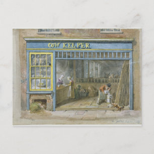 Cartão Postal Cow Keeper, 1825