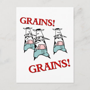 Cartão Postal Cow Zombies