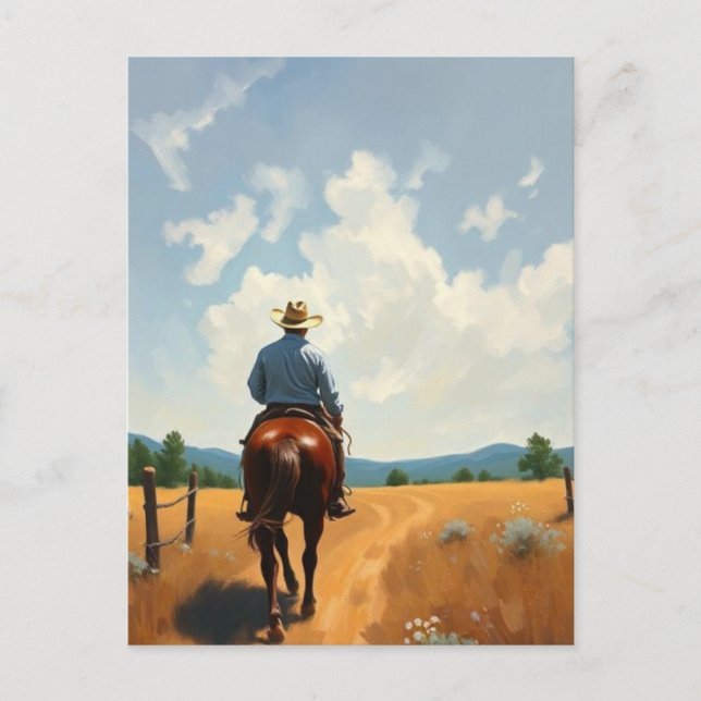 Cartão Postal Cowboy (Frente)