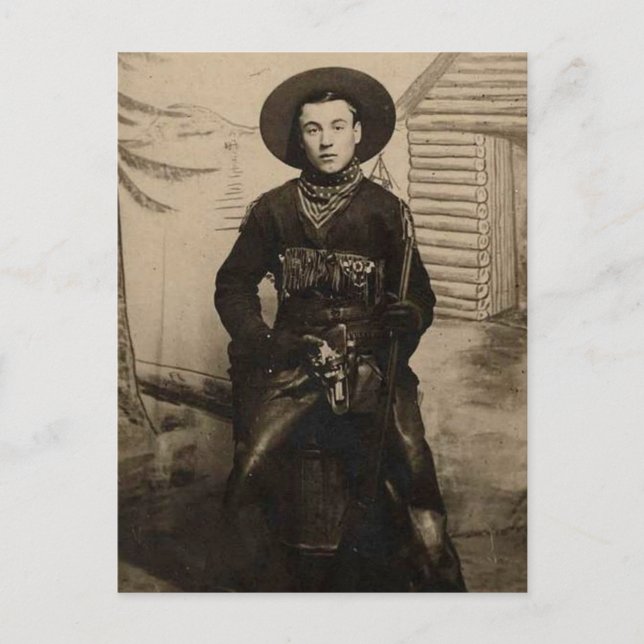 Cartão Postal cowboy da Costa Leste (Frente)