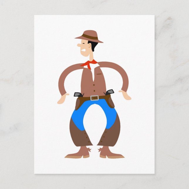 Cartão Postal Cowboy Joe (Frente)
