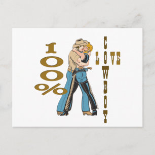Cartão Postal Cowboy Love