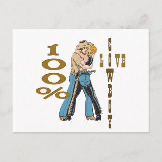 Cartão Postal Cowboy Love