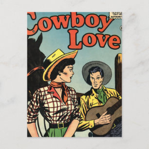 Cartão Postal Cowboy Love