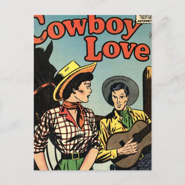 Cartão Postal Cowboy Love (Frente)