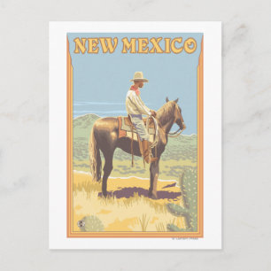 Cartão Postal Cowboy (Vista lateral)Novo México