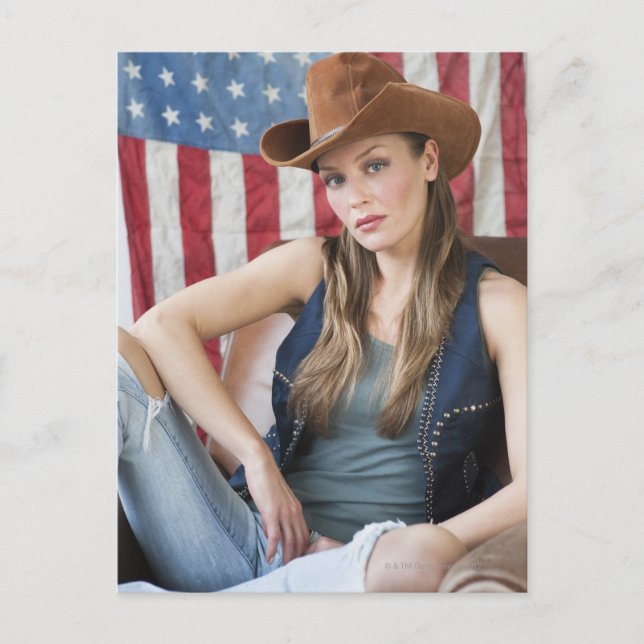 Cartão Postal Cowgirl 5 (Frente)