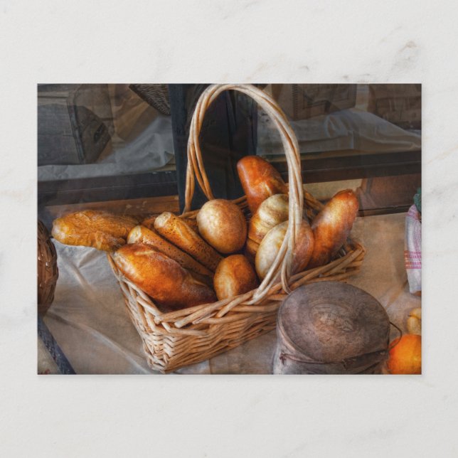 Cartão Postal Cozinha - Comida - Pão - Pão fresco (Frente)