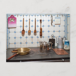 Cartão Postal Cozinha de art nouveau