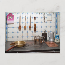 Cartão Postal Cozinha de art nouveau