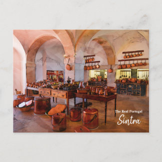 Cartão Postal Cozinha de Pote de Cobre Sintra Palace