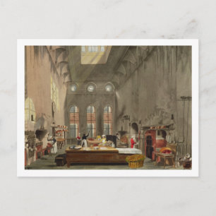 Cartão Postal Cozinha, Rua. Palácio de James, gravado por Willi