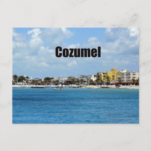 Cartão Postal Cozumel (Frente)