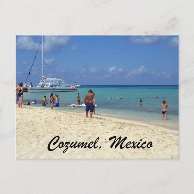 Cartão Postal Cozumel, México (Frente)
