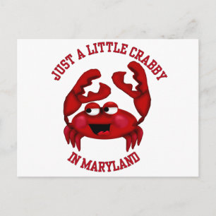 Cartão Postal Crabby em Maryland