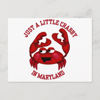 Cartão Postal Crabby em Maryland