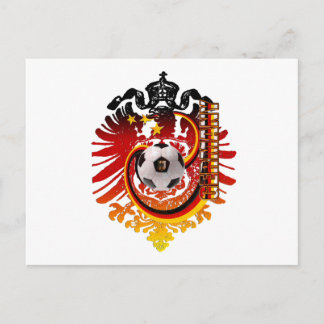 Cartão Postal Crachá de futebol alemão Eagle Germany