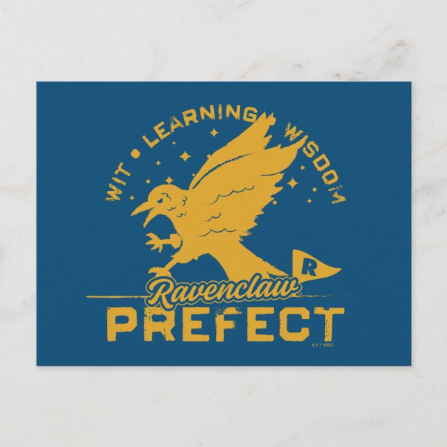 Cartão Postal CRACHÁ Prefeito RAVENCLAW™ (Frente)