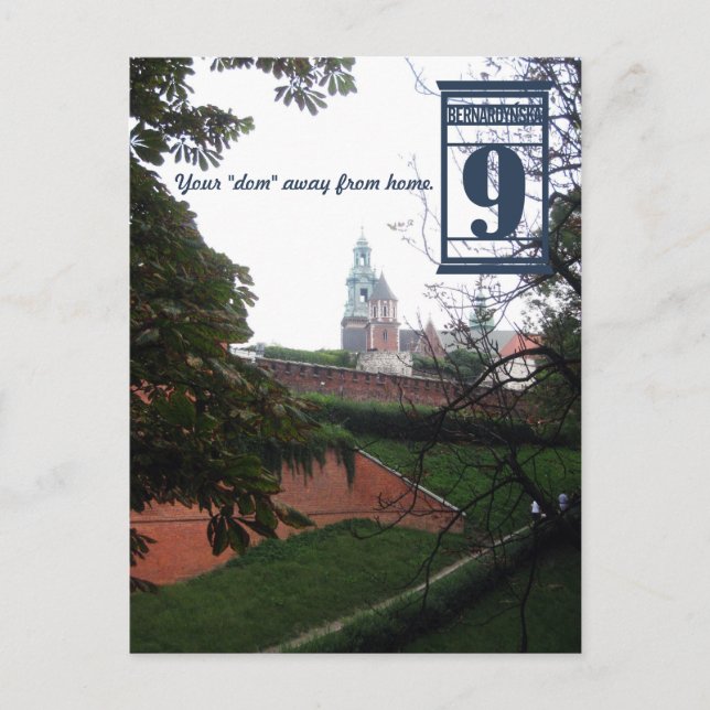 Cartão Postal Cracóvia de aluguel de luxo (Frente)