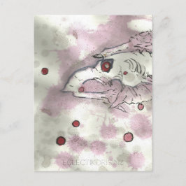 Cartão Postal Cranberry Bog Tea Creature 012